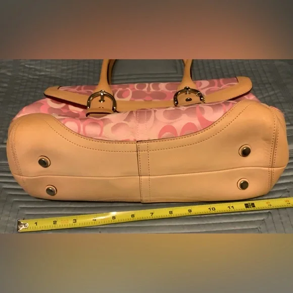 Y2K Vintage Coach Pink Satchel Handbag - Picture 9 of 9